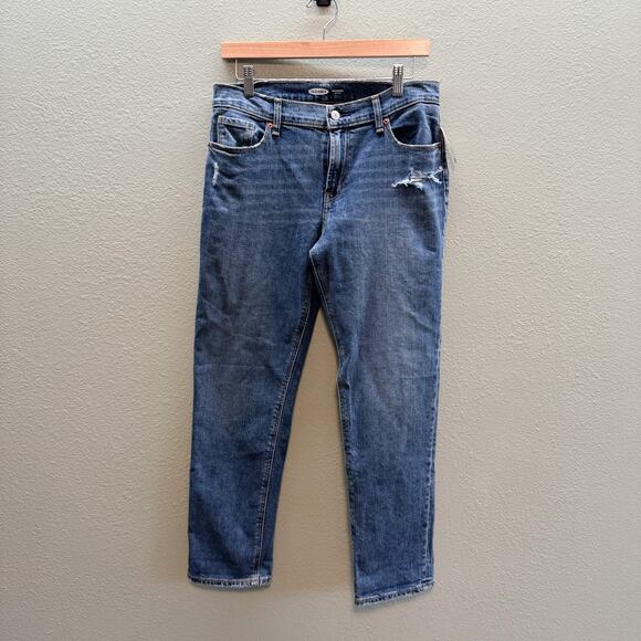 Old Navy Mid-Rise Boyfriend Jeans - Size 4 - NWT - Picture 1 of 6